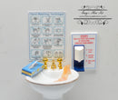 1:12 Dollhouse Miniature Handwashing Technique Poster DMUK M295