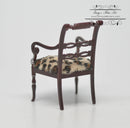 1:12 Dollhouse Miniature Art Nouveau Armchair Furniture AZ P3466