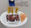 1:12 Dollhouse Miniature Lamb Hearts in Tray DMUK F265