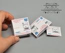 1:12 Dollhouse Miniature USPS Priority Mail Box Set of Four SMA HM005