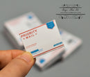 1:12 Dollhouse Miniature USPS Priority Mail Box Set of Four SMA HM005