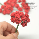 1:12  Dollhouse Miniature 10 PC 10 mm Roses/ Flowers  DI 2