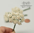 1:12  Dollhouse Miniature 10 PC 10 mm Roses/ Flowers  DI 2
