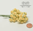 1:12  Dollhouse Miniature 10 PC 10 mm Roses/ Flowers  DI 2