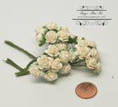 1:12  Dollhouse Miniature 10 PC 10 mm Roses/ Flowers  DI 2