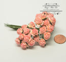1:12  Dollhouse Miniature 10 PC 10 mm Roses/ Flowers  DI 2