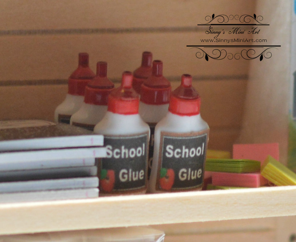 1:12 Dollhouse Miniature School Glue/Miniature Office HRM 57058 – Sinny's  Mini Art