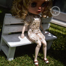 Blythe Outfit/ Blythe Shirt/ Pants Pullips Azone/ Licca OB24 BJD MJA120-Tan