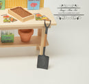 1:12 Dollhouse Miniature Spade, Nursery, Short/Miniature Tool IM 0194