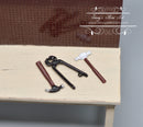 1:12 Dollhouse Miniature 3 Piece Tool Set AZ B0100