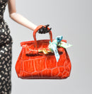 1:6 Doll Handbag Orange/ Purse Poppy Parker FR Fashion Royalty MJC63