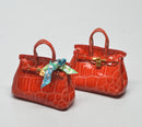1:6 Doll Handbag Orange/ Purse Poppy Parker FR Fashion Royalty MJC63