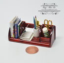 1:6 Dollhouse Miniature Book Shelf with Accessories D144-1