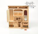 1:12 Dollhouse Unpainted Wardrobe/Unfinished Furniture VM 1601