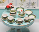 1:12 Dollhouse Miniature Ceramic Dining Set/Home Decor D146