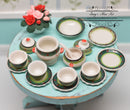 1:12 Dollhouse Miniature Ceramic Dining Set/Home Decor D146