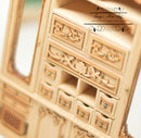 1:12 Dollhouse Unpainted Wardrobe/Unfinished Furniture VM 1601