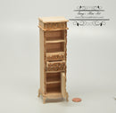 1:12 Dollhouse Unpainted Cabinet/Unfinished Furniture VM 1702