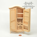1:12 Dollhouse Unpainted Wardrobe for Haberdashery/Unfinished Furniture VM 2582