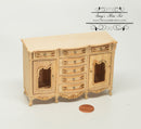 1:12 Dollhouse Unpainted Buffet/Unfinished Furniture VM 1701