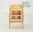 1:12 Dollhouse Unpainted Baby House with Table/Unfinished Furniture VM 2000