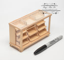 1:12 Dollhouse Unpainted Display Counter/Unfinished Furniture VM 1514
