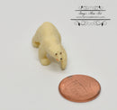Miniature Polor Bear Dollhouse Miniature Toy 1 PC AW 10970