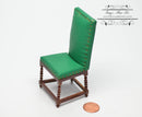 1:12 Dollhouse Miniature Leather Side Chair AZ JJ06001GWN