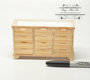 1:12 Dollhouse Unpainted Display Counter/Unfinished Furniture VM 1514