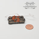 1:12 Dollhouse Miniatures Flickering Log 'n Flame CR 201