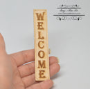 1:12 Dollhouse Miniature Welcome Sign SMA Sign001