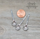 1:12 Dollhouse Miniature Slotted Spoon Set/ Miniature Cookware D191
