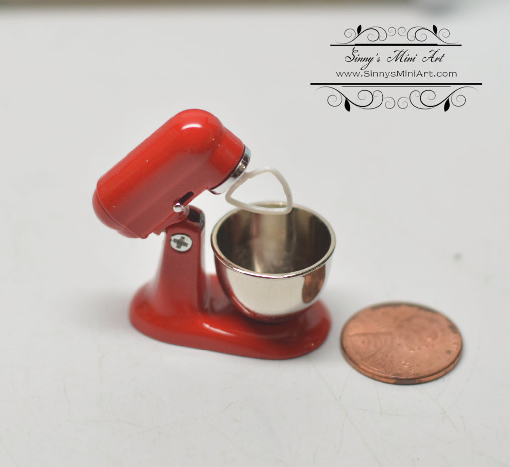 1:12 Dollhouse Miniature Mini Mixer with Part/Red AZ G7771 – Sinny's Mini  Art