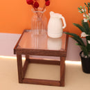 1:12 Dollhouse Miniature Walnut Table E76 E77
