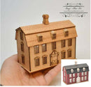 Kit 1:144 Laser Cut Dutch Colonial Dollhouse Kit /DIY Dollhouse SMA HS005