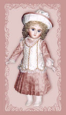 1:12 Dollhouse Miniature Doll Box - Pink in Sailor Hat DI BX604