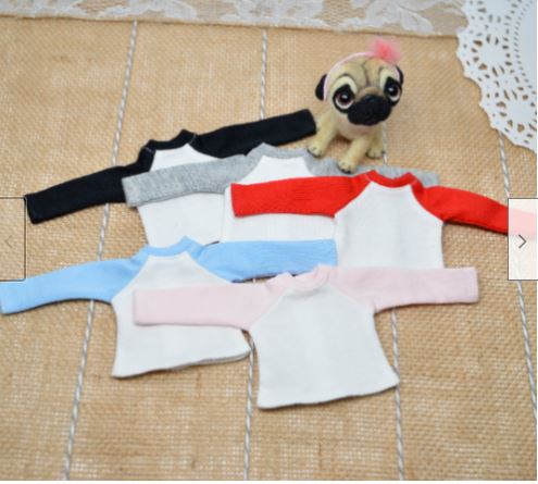 Basic Long Sleeve Shirt for Doll/ Blythe /Pullip / Azone/ Licca MJA102