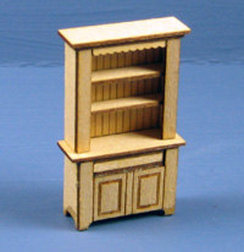 Clearance 1:48 Dollhouse Miniature Cottage Cupboard Kit KBM Q123