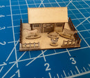 1:144 Dollhouse Miniature Barn Kit ND2