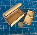 1:12 Dollhouse Miniature Dome Top Trunk Kit DI DF102