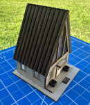 1:144 Laser Cut A-Frame Cabin Dollhouse Kit /DIY Dollhouse SMA HS012