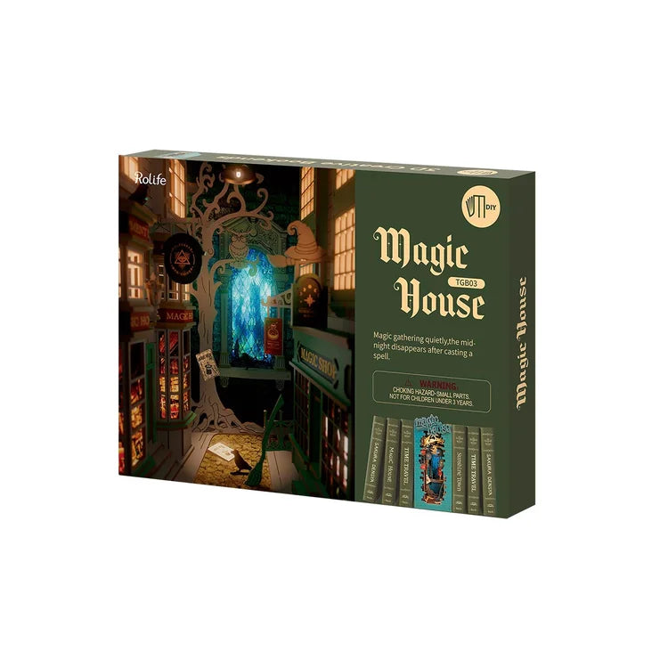 Clearance Sale 1/24 Store in Books/ Book Nook Shelf Insert -Magic House R TGB03