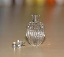 1:12 Miniature Glass Bottle with Lid D55