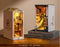 1/24 Store in Books/ Book Nook Shelf Insert -Sunshine Town R TGB02