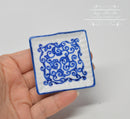 Dollhouse Miniature Large Square Plate D241-A