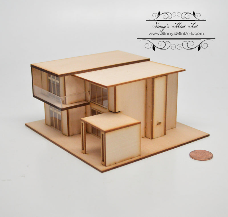 1:144 Laser Cut Modern Dollhouse Kit /DIY Dollhouse SMA HS008