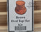 1:12 Dollhouse Miniature Oval Top Hat kit Brown DI DF512-B