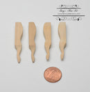 1:12 Dollhouse Miniature Legs 4 Pieces/Miniature Furniture Supplies J9