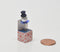 1:12 Dollhouse Miniature Jester in Box/Blue /Miniature Toy AZ B1640