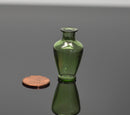 1:12 Dollhouse Miniature Green Glass Classic Pedestal Vase D19-A